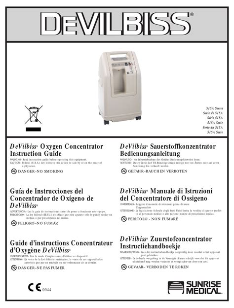 Sunrise Medical DEVILBISS 515 SERIES User Manual