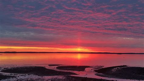 Sunrise and sunset times in Bar Harbor