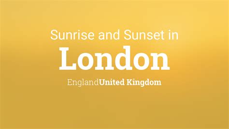 Sunrise and sunset times in London, January 2024