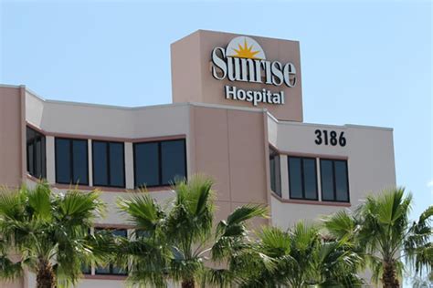 Sunrise hospital las vegas nevada. Over 6,000 hospitals were evaluated and eligible hospitals received one of three ratings -- high performing (112 hospitals), average (490 hospitals) or below average (147 hospitals) -- with the ... 