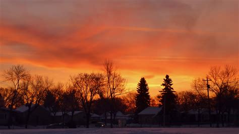 Sunrise in edmonton. .  ...