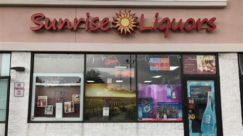 Sunrise liquor. At Sunrise Liquor Shop offer our customers a wide variety of alcoholic beverages, including beer, wine, and spirits. We pride ourselves on providing excellent customer service and offering a relaxed and comfortable shopping experience. Our knowledgeable staff is always available to answer any questions you may have and help you find the … 