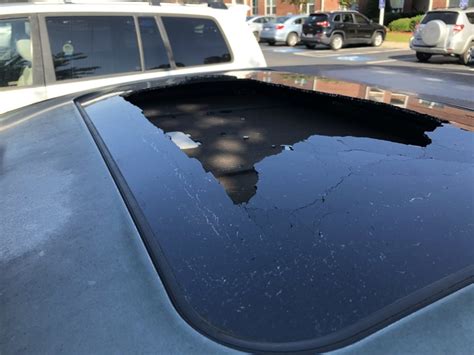 Sunroof glass replacement. 1880 posts · Joined 2010. #17 · May 19, 2022. Palisades also had this problem, but those don't have that plastic/glass panel between windshield and moonroof (it's sheet metal). And the 2nd glass roof at the back is also separated by sheet metal, and doesn't open. And both still managed to crack in different vehicles. 