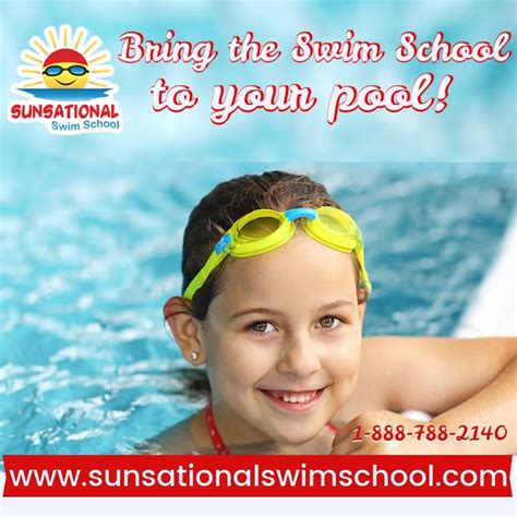 Sunsational swim school - private swim lessons. Sunsational Swim School is the nation's largest on-demand provider of private swim instruction at home and community pools. We were founded in 2009 and are a rapidly … 