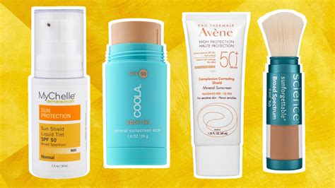 Sunscreen makeup. Antioxidant-Infused Formula: Colorescience Face Shield Flex SPF 50, $49. Best Complexion Coverage: Tower 28 SunnyDays SPF 30 Tinted Sunscreen Foundation, $32. Best for Dry Skin: CeraVe Hydrating ... 