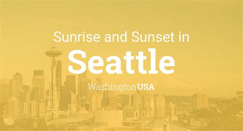 Seattle, Washington, United States. May 2024 Sunrise and Sunset Calendar. Table of sunrise time, sunset time, civil twilight, astronomical twilight, nautical twilight, solar noon, and day length for May 2024 in Seattle, Washington, United States.