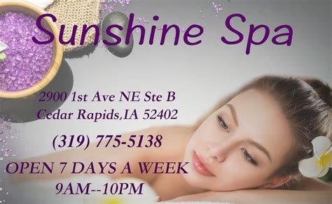 Sunshine Spa - Massage Spa in Cedar Rapids