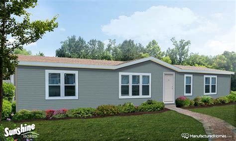 Sunshine homes. 3 Beds. 2 Baths. 1185 Sq. Ft. 16’0″ x 80’0″. The Arc / ARC1680-8000 – Affordable quality crafted spacious single section home features family preferred floor plan minimizing wasteful hallway space, with large master bedroom and in-suite bath privately located away from kingsize guest bedrooms and easily accessible second bathroom at ... 