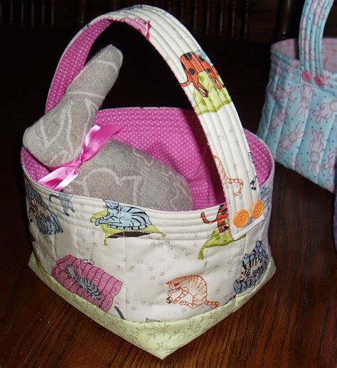 Sunshine in the Attic Reversible Quilted Easter Baskets and Tutorial
