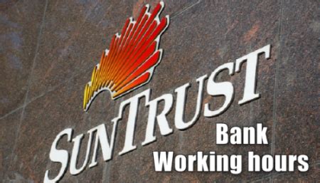 Suntrust bank hours today. Hunters Creek Branch. 13950 S John Young Pkwy Orlando FL 32837. Get directions. 407-867-6640. 