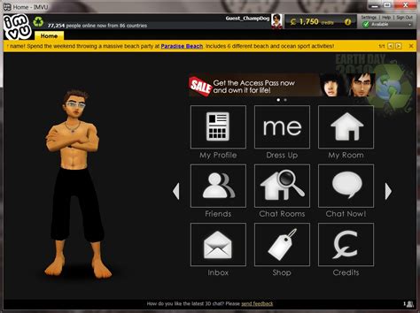 Supah Glow : 3D Chat Rooms - pt.imvu.com