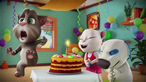 Super Birthday Cake! Talking Tom Shorts Episode 44