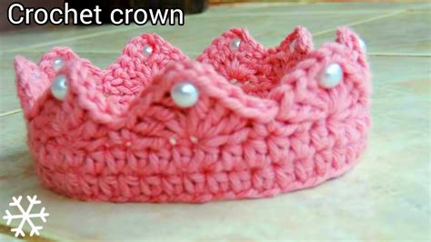 Super Easy Crochet Crown Pattern Crochet Patterns for Beginners YouTube