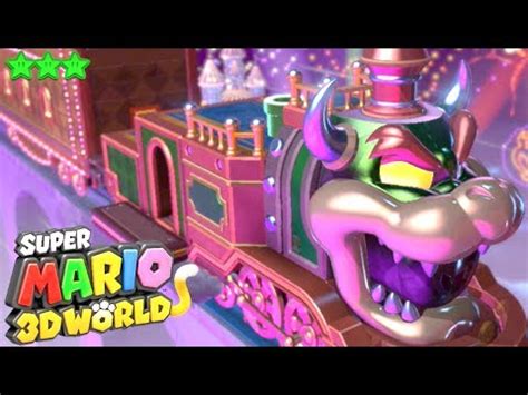 Super Mario 3D World Walkthrough - World Bowser-Train: The …