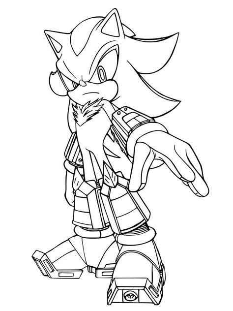 Super Shadow Coloring Pages