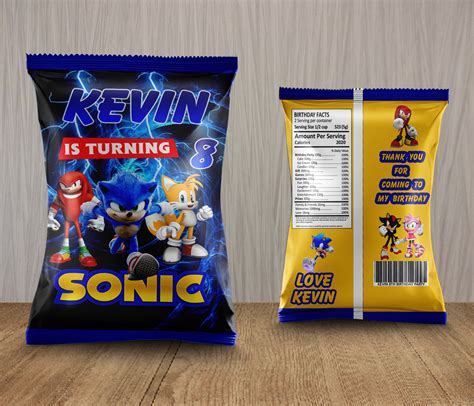 Super Sonic Chip Bag - Etsy UK