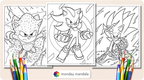 Super Sonic Coloring Shee