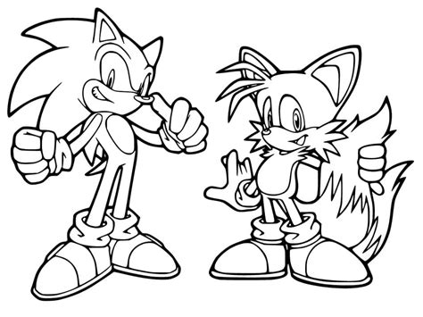 Super Tails Coloring Pages