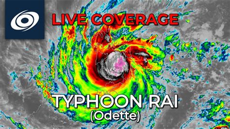 Super Typhoon Odette (Rai) barelling through the Philippines - Live ...