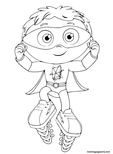 Super Why Coloring