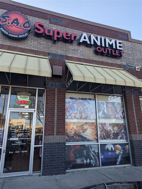 Super Anime Outlet store or outlet store located in Arlington, Texas - Bardin Place Center location, address: 4654 S Cooper St, Arlington, TX 76017. Find information about hours, locations, online information and users ratings and reviews.. 