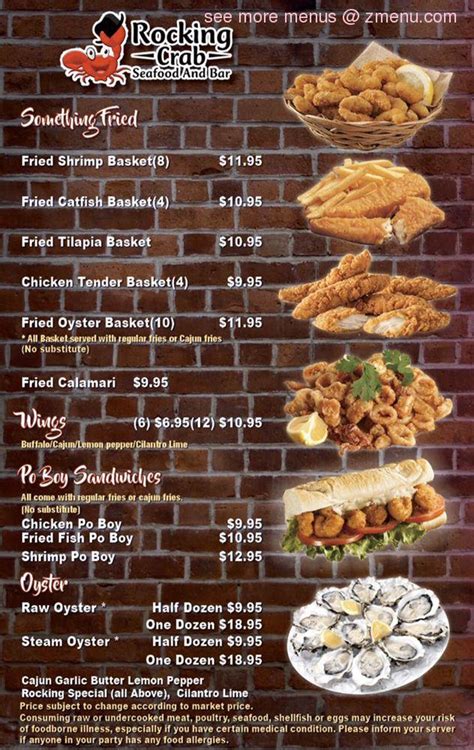 Super crab - jacksonville menu. View menu and reviews for CJ's Crab House in Jacksonville, plus popular items & reviews. Delivery or takeout! Order delivery online from CJ's Crab House in Jacksonville instantly with Seamless! ... CJ's Crab House Menu Info. American, Fast Food, Seafood $$$$$ $$ 5890 Norwood Avenue Jacksonville, FL 32208 (904) 768-6744. Hours. Today. Pickup: 10 ... 