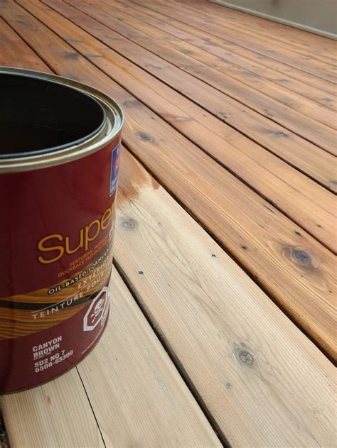 Super deck stain. All about different types of deck stains: water-based, oil-based, solid, semi-solid, semi-transparent. Weigh pros and cons, find a deck stain that lasts! ... It has been stained every 4 to 5 years and at least the last 2 times with Sherwin Williams super deck solid stain. It is peeling in a few spots (mostly at the ends of the boards) and ... 