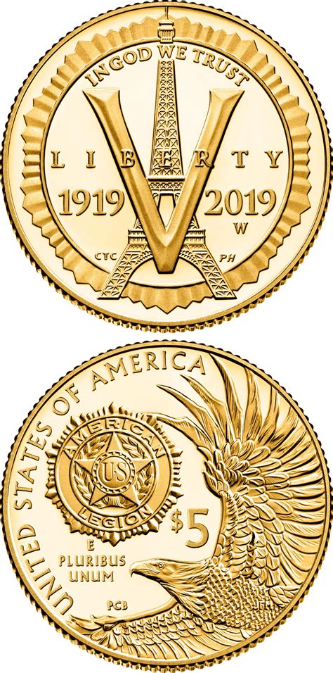 STRUCK IN HIGHLY-PURE SILVER – Each American Legion 100th Anniversary Silver Dollar was struck at the Philadelphia Mint in 26.73 grams of highly-pure 99.9% silver. LEGAL-TENDER COMMEMORATIVE – These coins are $1 legal tender. GRADED IN PERFECT PROOF CONDITION – Your 2019-P American Legion 100th Anniversary …. 