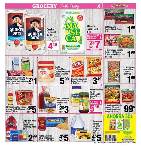 Super king weekly ad anaheim. November 21, 2023. Learn about the current Super King Weekly ad, valid Nov 22 – Nov 28, 2023. Browse weekly specials online and find new offers every week for popular brands and products. Find fall’s best and brightest deals for less, such as Beef Chuck Tender Steak or Roast, Hoffy Premium Bacon Regular or Thick Cut, Corn Nuts, Johnnie ... 