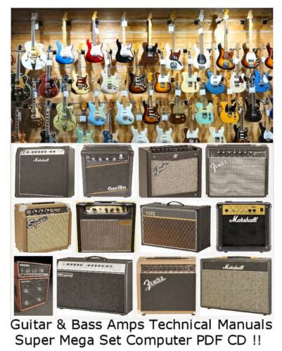 Super large collection of guitar manuals bass amp. - Manual for troy bilt power washer.