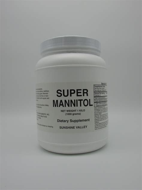 Super mannitol. Natural Sugar Substitute: Our super mannitol powder is a healthy and natural sweetener that can be enjoyed guilt-free. Our sugar alternatives provide a sweet taste without additional calories, making it an excellent choice for those looking to reduce their sugar intake. Best for Oral Health: Our Pure Mannitol powder is beneficial for dental health! 