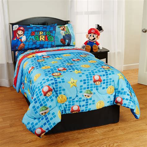 Super mario bed comforter. Things To Know About Super mario bed comforter. 