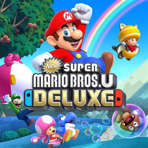 Super mario bros u. New Super Mario Bros. U Deluxe features the New Super Mario Bros. U game and the harder, faster New Super Luigi U game—a perfect pair for beginners and seasoned speedrunners alike. With so much ground to cover, and multiple modes to choose from, there are hours (and hours!) of gameplay packed in here! 