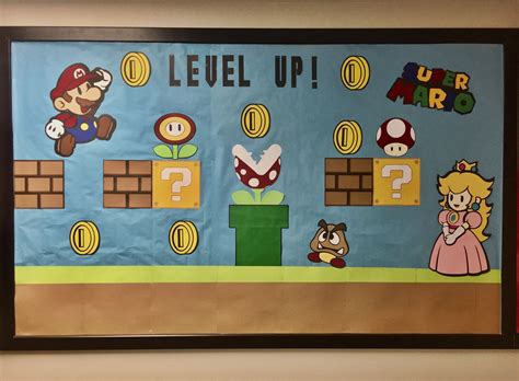 Super mario bulletin board ideas. Mario has one younger brother, Luigi. Both are characters in Nintendo’s “Super Mario” series of video games. Luigi first appeared in the 1983 arcade game “Mario Bros.,” set in the sewer system of New York City. 