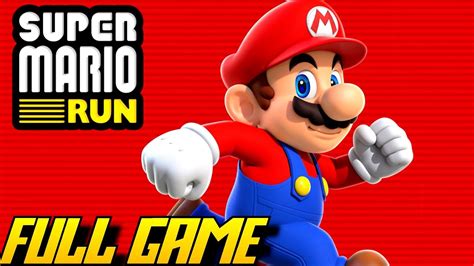 Thanks for checking out Super Mario Run! By purchasing the full Super Mario Run game, you can play all six Worlds on your adventure to rescue Princess Peach from Bowser's castle! You can also play as additional characters, such as Luigi and Yoshi, and build extravagant buildings in Kingdom Builder. ・World ★ will open after clearing all ....