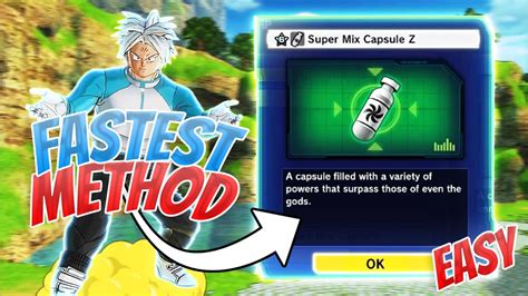 Super Mix Capsules are only given from PQ Tours I believe and you require them to make the Super Mix Capsule Z with a Demon Realm Crystal. If I'm wrong someone tell me but I'm about 60% sure they're a mission only drop ... My Xenoverse 2 …. 