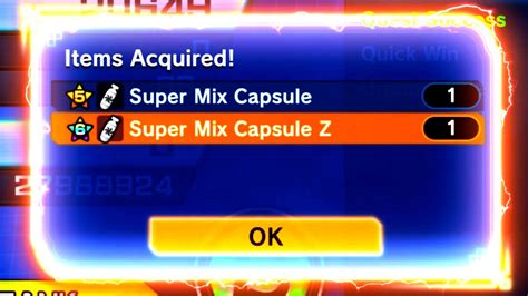 Super mix capsule z xenoverse 2. Six-star QQ Bangs are possible. A five-star bang is made pretty easily, just use two statistically-different 4-5 star clothing items and a Super Mix Capsule. A 6-star QQ bang requires 2 different 5-star quality clothing items, and a Super Mix Capsule Z. The best results I've had for making 6-star QQ Bangs have been with the following two ... 