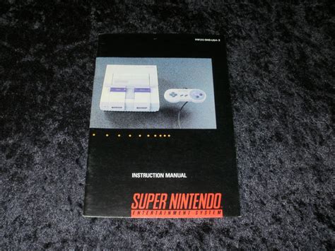 Super nintendo entertainment system instruction manual. - Infiniti i30 service repair manual 1998.