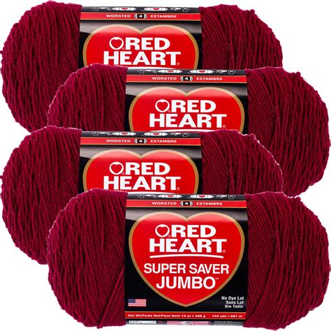 Red Heart Super Saver Icelandic Mix Yarn - 3 Pack of 141g/5oz - Acrylic - 4  Medium (Worsted) - 364 Yards - Knitting/Crochet