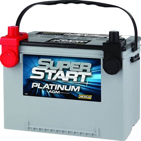Super Start Platinum AGM Top Post Battery Group Size 2
