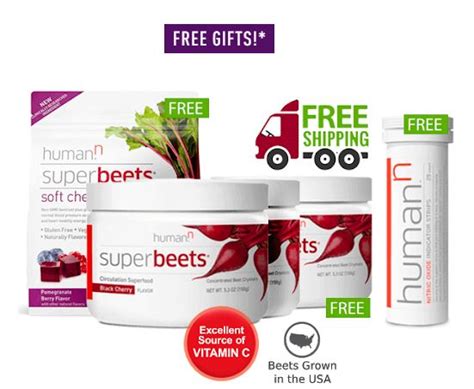 HumanN SuperBeets Sugar-Free Nitric Oxide Circulation Gummies - Daily Blood Pressure Support for Heart Health - Grape Seed Extract & Non-GMO Beet Energy Gummies - Pomegranate Berry Flavor, 60 Count. 75. Save with. Shipping, arrives by Oct 2. Now $ 2995. $37.95. HumanN SuperBeets Black Cherry Beet Root Powder Nitric Oxide Boost - 30 Servings. 3278.. 