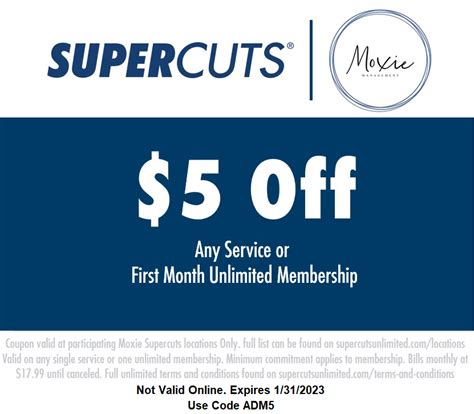 Hunt4Freebies may earn a small commission via affiliate links in this post. Read our full disclosure policy here. SuperCuts is offering a $5.00 Off any Hair Cut Coupon! Valid until April 8th. You can Also Follow Us On Facebook, Twitter, Pinterest, Instagram and Telegram for 24 hour freebie updates and more!. 