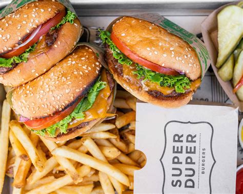 Superduper burgers. Get delivery or takeout from Super Duper Burgers at 3401 California Street in San Francisco. Order online and track your order live. No delivery fee on your first order! 