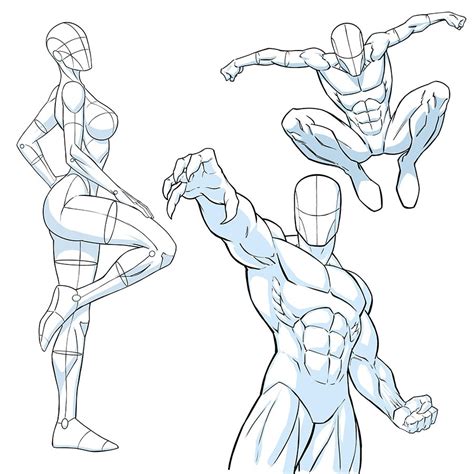Superhero Drawing Poses