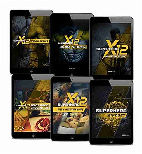 Superhero x12 pdf. Superhero X12 X12 You like to build certain muscles in only 3 hours a week. That's right... If you can perform up to 3 workouts a week, the SX12 has a workout to make it happen cap'n. You can check out our Superhero X12 review and see every single thing you get when you sign up. 