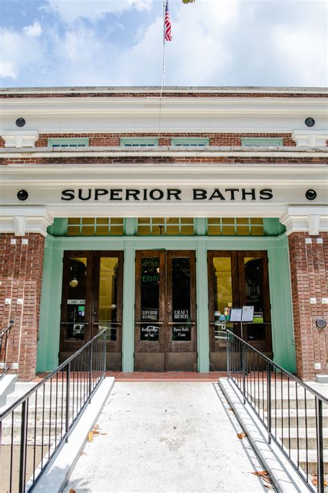 Superior bathhouse brewery. Specialties: Craft Brewery. Brew Pub. Family Friendly. Established in 2013. 2013. After lying vacant for 30 years, we re-imagined the Superior Bathhouse into a brewery, craft beer tasting room and brew pub. We are the first brewery in a U.S. National Park and the world's first to utilize thermal spring water as our main ingredient. We turn our unique 144 degree water into a myriad of styles ... 