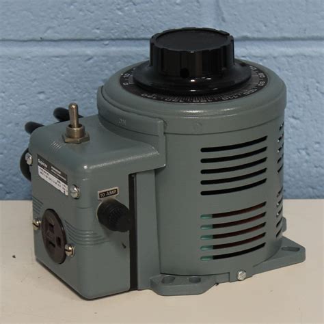 Superior electric. The 10C is a Variable Transformer operate from 120 volt lines. It is rated at 2.25A for constant current loads and 3.0A for constant impedance loads. For over voltage connection the output rating for constant current load is 0.5A in the output range above line voltage but 0.7A in the range from zero to line voltage. All these ratings are for metal panel … 