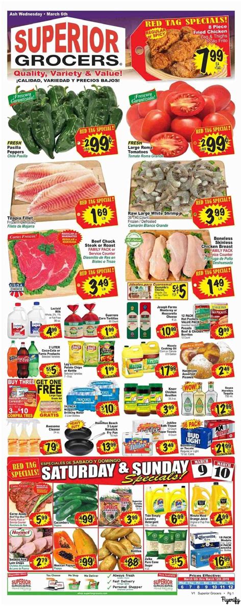 Superior Grocers Early Ad preview: (October 