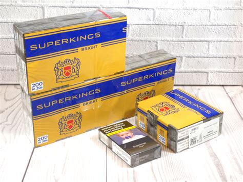 Superkings Bright - 20 packs of 20 cigarettes (400)