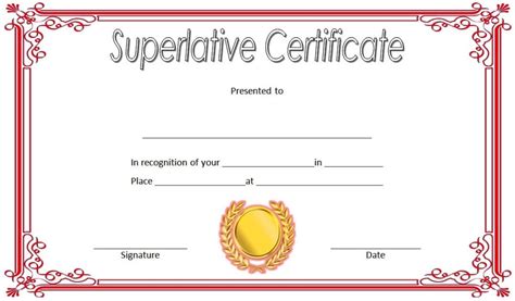 Superlative Certificate Template (2) TEMPLATES EXAMPLE TEMPLATES